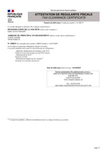 Régularité fiscale